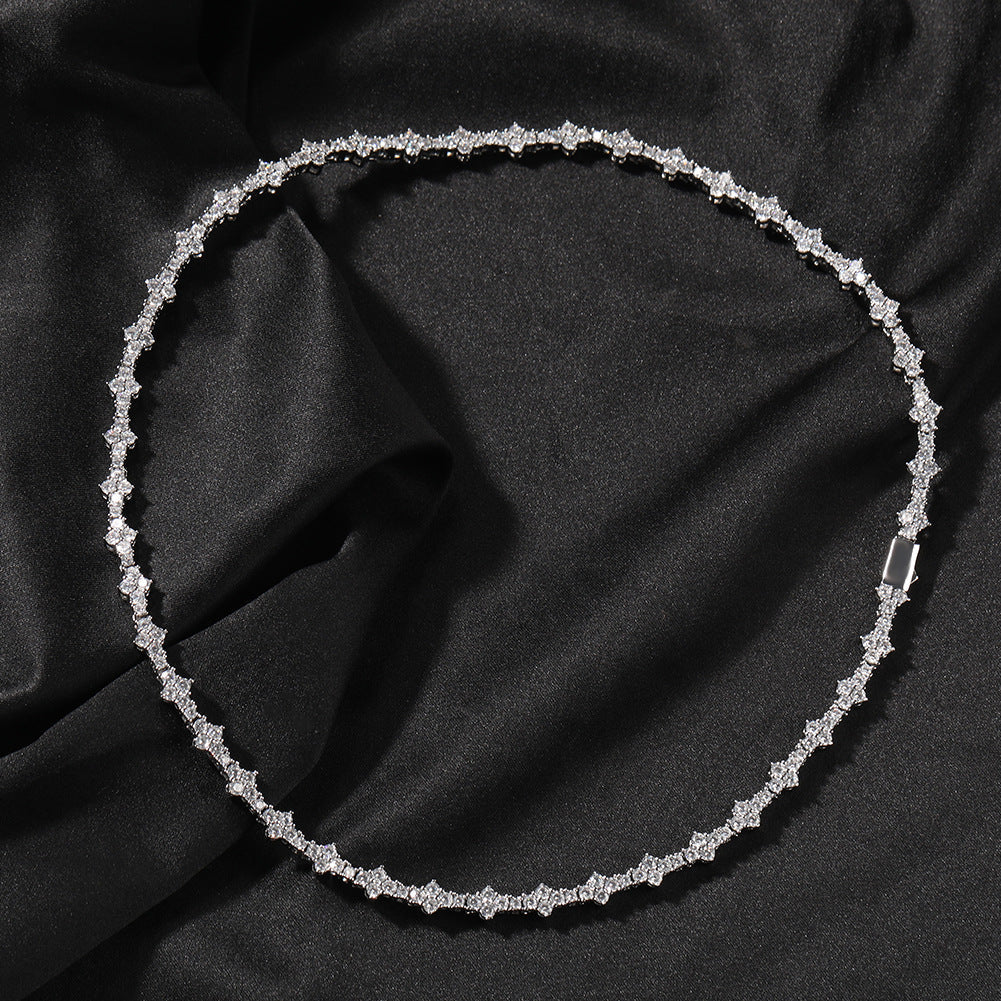 mens gold chain airplane tennis necklace