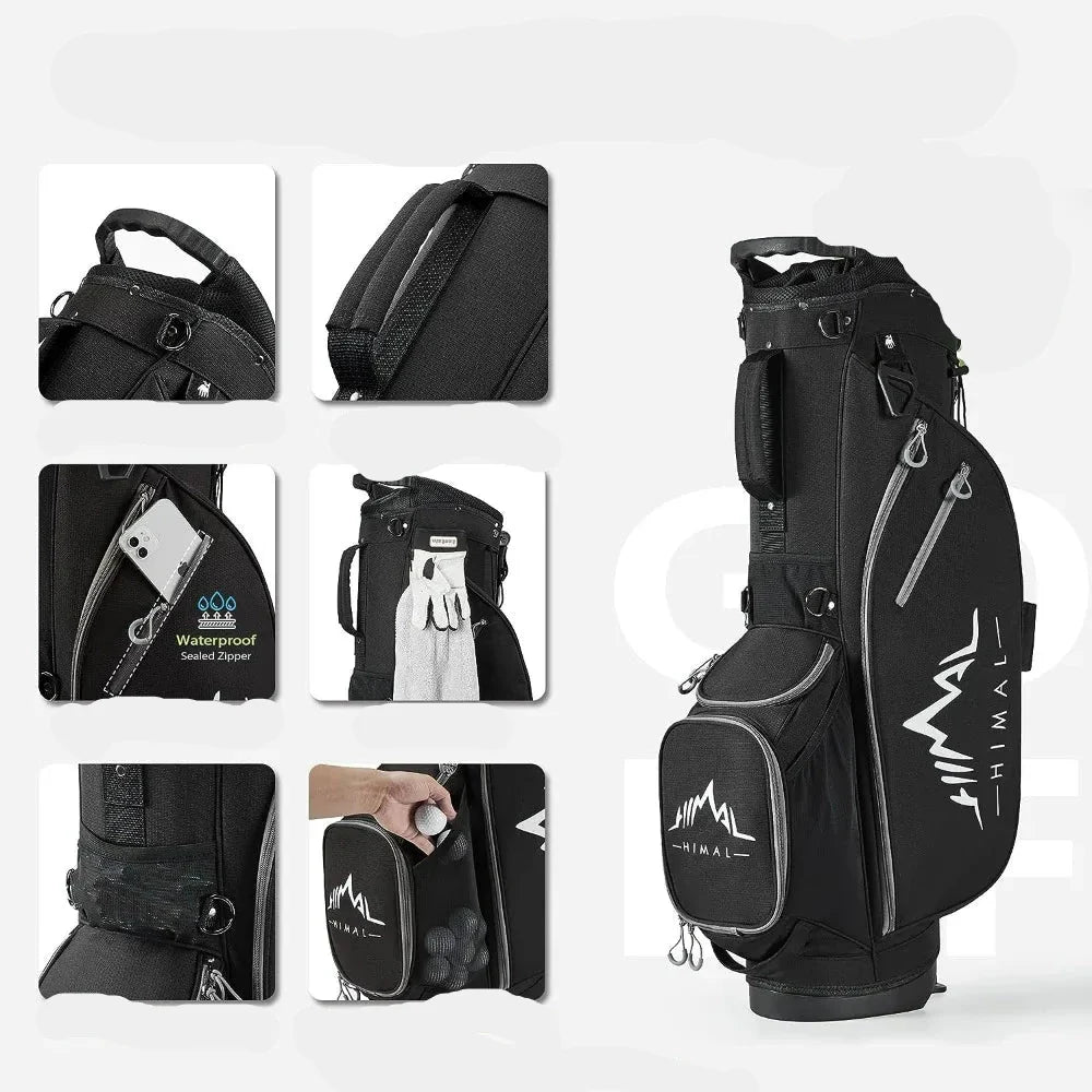 Durable 14-Way Golf Stand Bag for Men & Women